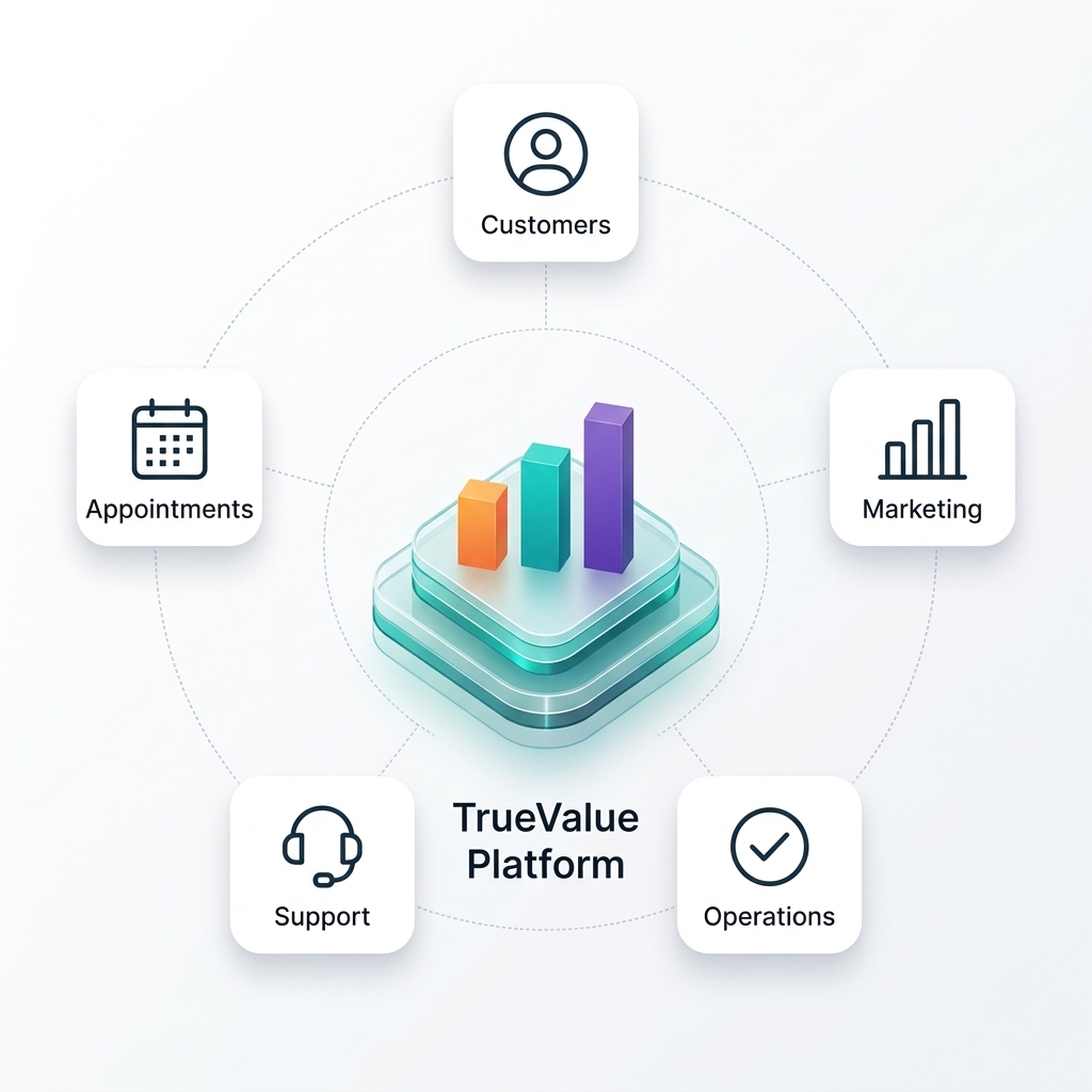 TrueValue Products connected on one Platform
